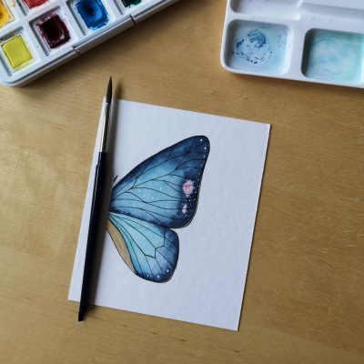 Aquarelle Schmetterling