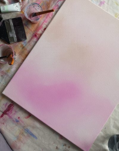Acrylbild Pastell