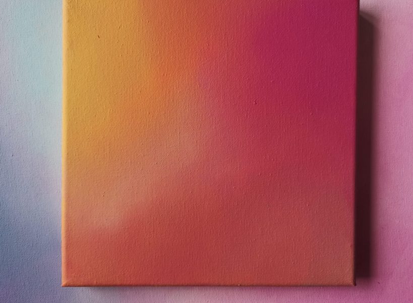 Acrylbild auf Acrylbild